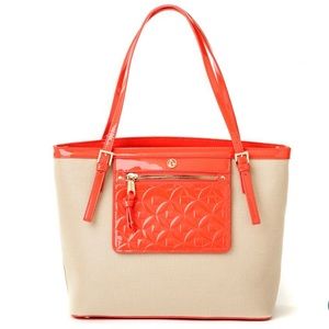 Spartina 449 Splendor Coral Tote